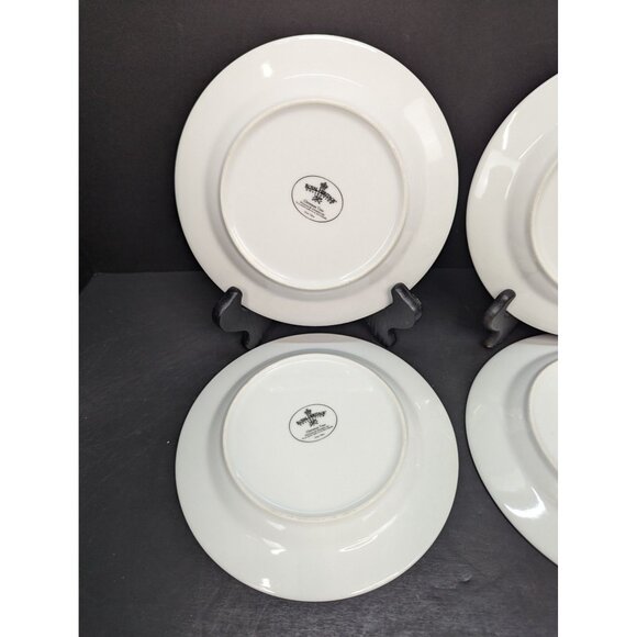 Royal Heritage Collection Christmas Time 7 1/2" Salad Plates Set of 4 - Picture 8 of 11
